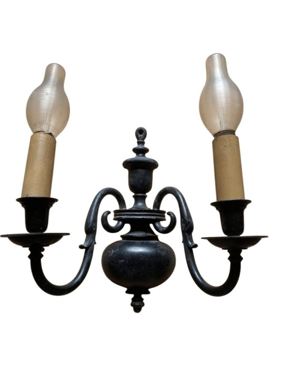 Antique Dutch Metal Wall Mount Sconce Goose Head